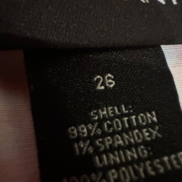 LANE BRYANT WOMENS ORANGE POLKA DOT SKIRT SIZE 26 THE MODERNIST COLLECTION - Picture 6 of 8